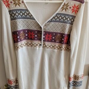 Maurices Cream Knit Top